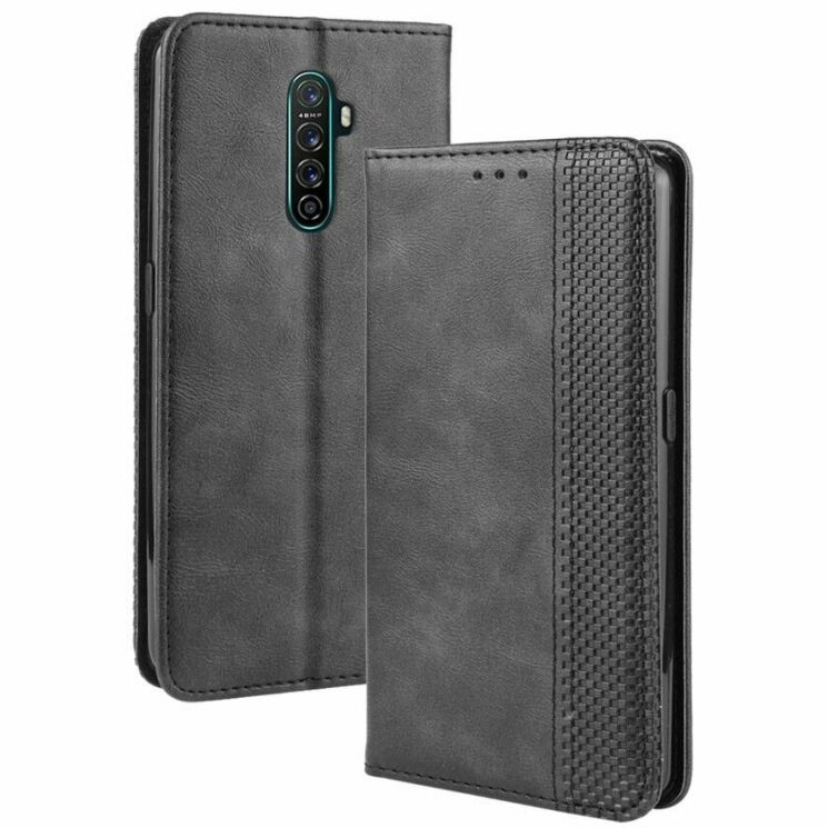 Чохол Deexe Retro Style для Realme X2 Pro - Black: фото 1 з 14