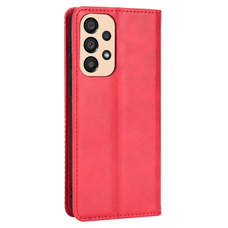 Чехол Deexe Retro Style для Samsung Galaxy A33 (A336) - Red: фото 3 из 11
