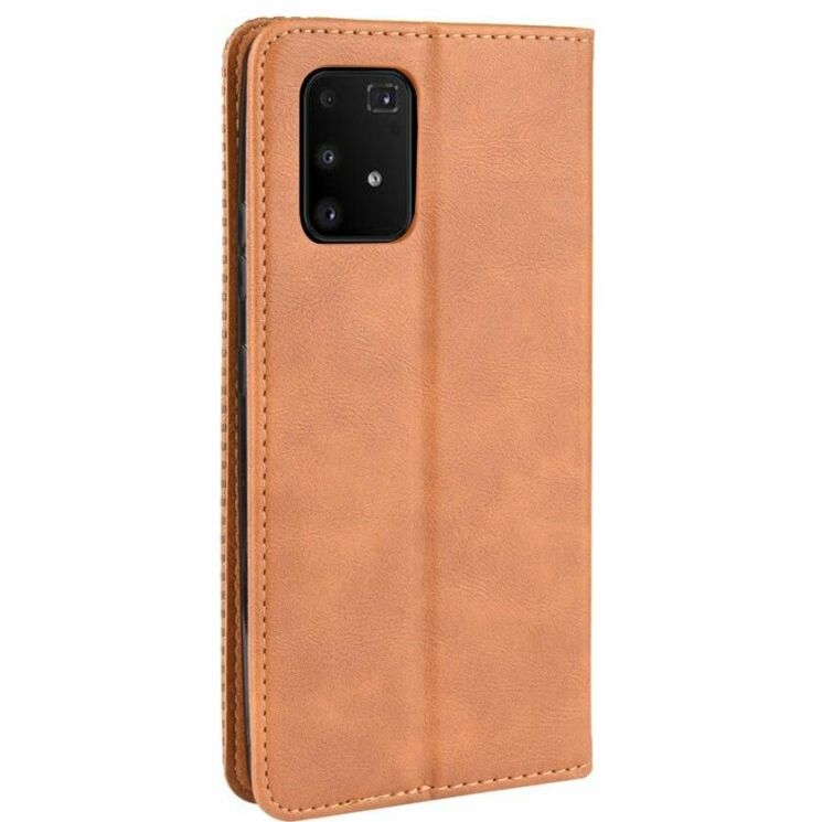 Чехол Deexe Retro Style для Samsung Galaxy S10 Lite (G770) - Brown: фото 3 из 17