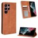 Чохол Deexe Retro Style для Samsung Galaxy S22 Ultra (S908) - Brown (298438Z). Фото 8 з 9