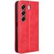 Чехол Deexe Retro Style для TECNO Camon 40 (CM5) - Red (386302R). Фото 6 из 7