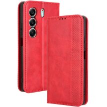 Чехол Deexe Retro Style для TECNO Camon 40 (CM5) - Red: фото 1 из 7