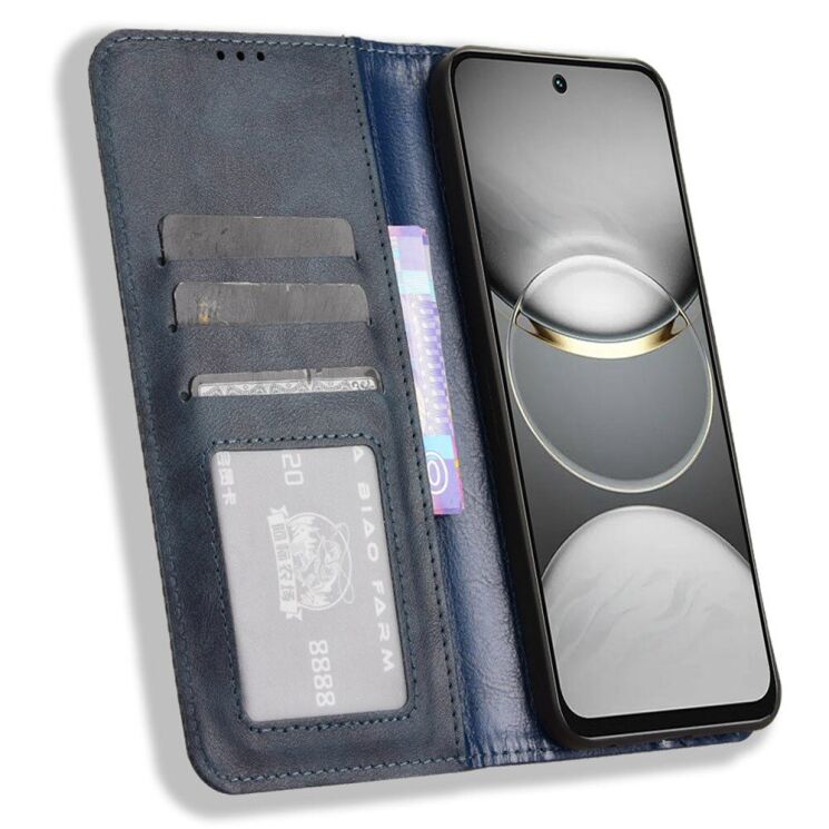 Чохол Deexe Retro Style для TECNO Spark 30C - Blue: фото 2 з 7