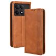 Чехол Deexe Retro Style для Xiaomi Poco X6 Pro - Brown (345806Z)