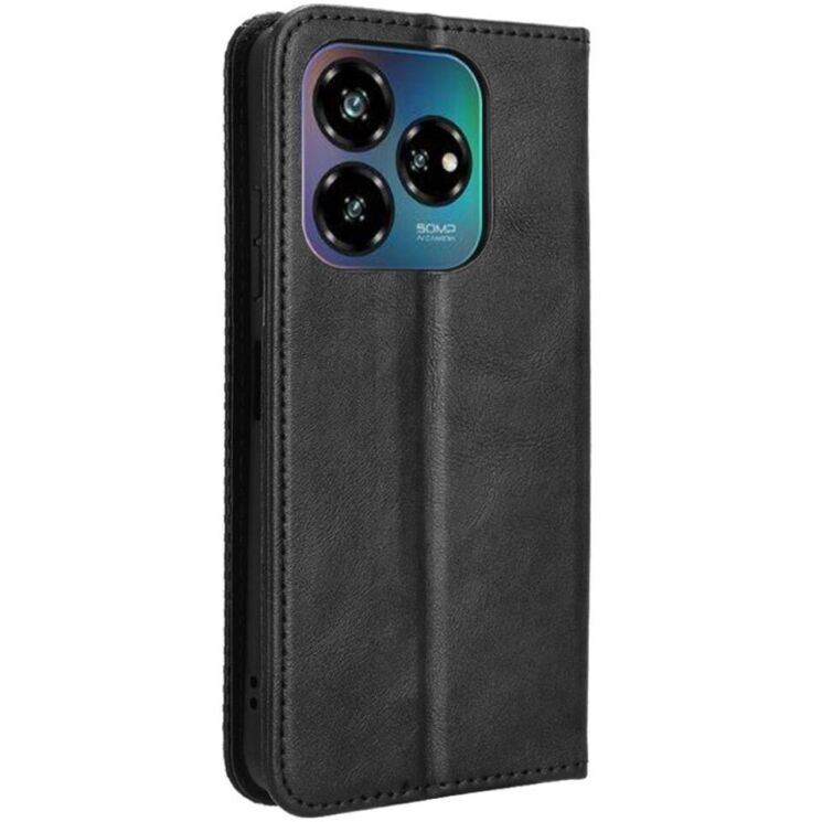 Чехол Deexe Retro Style для ZTE Nubia V60 Design - Black: фото 6 из 7
