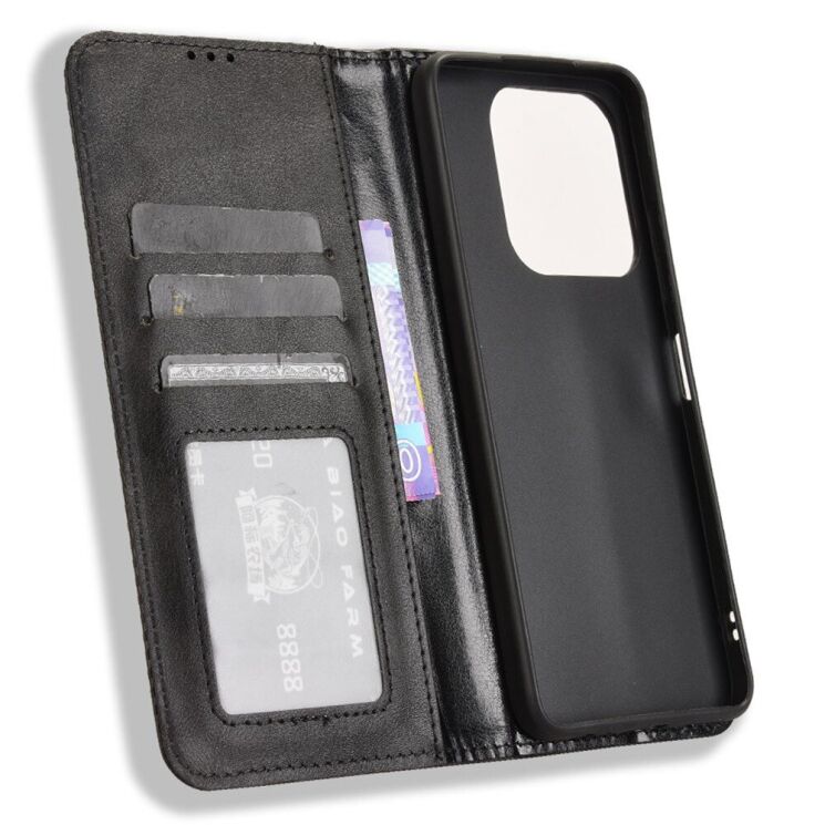 Чехол Deexe Retro Style для ZTE Nubia V60 Design - Black: фото 4 из 7