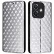 Чехол Deexe Rhombus Book для OPPO A3x / A3 / A40m - Silver (365301S)