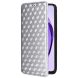 Чехол Deexe Rhombus Book для OPPO A3x / A3 / A40m - Silver (365301S). Фото 5 из 8