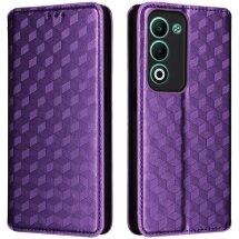 Чохол Deexe Rhombus Book для OPPO A5 - Purple: фото 1 з 6