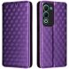 Чохол Deexe Rhombus Book для OPPO A5 - Purple (385802V). Фото 1 з 6