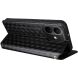 Чохол Deexe Rhombus Book для Xiaomi Redmi Note 17 - Black (430015B). Фото 4 з 7
