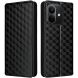 Чохол Deexe Rhombus Book для Xiaomi Redmi Note 17 - Black (430015B). Фото 1 з 7