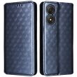 Чехол Deexe Rhombus Book для ZTE Blade A34 - Blue (366143L)