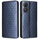 Чехол Deexe Rhombus Book для ZTE Blade A34 - Blue (366143L). Фото 1 из 9