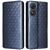 Чехол Deexe Rhombus Book для ZTE Blade A34 - Blue: фото 1 из 9