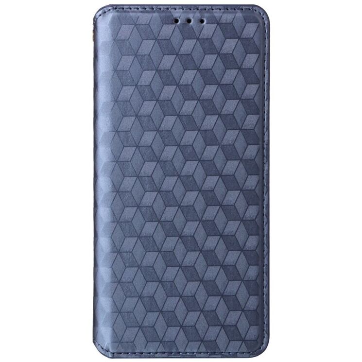 Чехол Deexe Rhombus Book для ZTE Blade A34 - Blue: фото 5 из 9