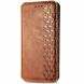 Чехол Deexe Rhombus Wallet для Motorola Moto G84 - Brown (339155Z). Фото 4 из 6