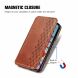 Чехол Deexe Rhombus Wallet для Motorola Moto G84 - Brown (339155Z). Фото 6 из 6