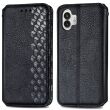 Чехол Deexe Rhombus Wallet для Nothing Phone (2) - Black (329731B)