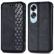 Чехол Deexe Rhombus Wallet для OPPO A60 - Black (357423B)
