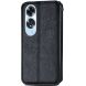 Чехол Deexe Rhombus Wallet для OPPO A60 - Black (357423B). Фото 5 из 9