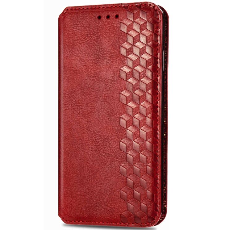 Чохол Deexe Rhombus Wallet для Samsung Galaxy A57 (A576) - Red: фото 4 з 8
