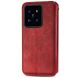 Чехол Deexe Rhombus Wallet для Xiaomi 14T - Red (365702R). Фото 5 из 6