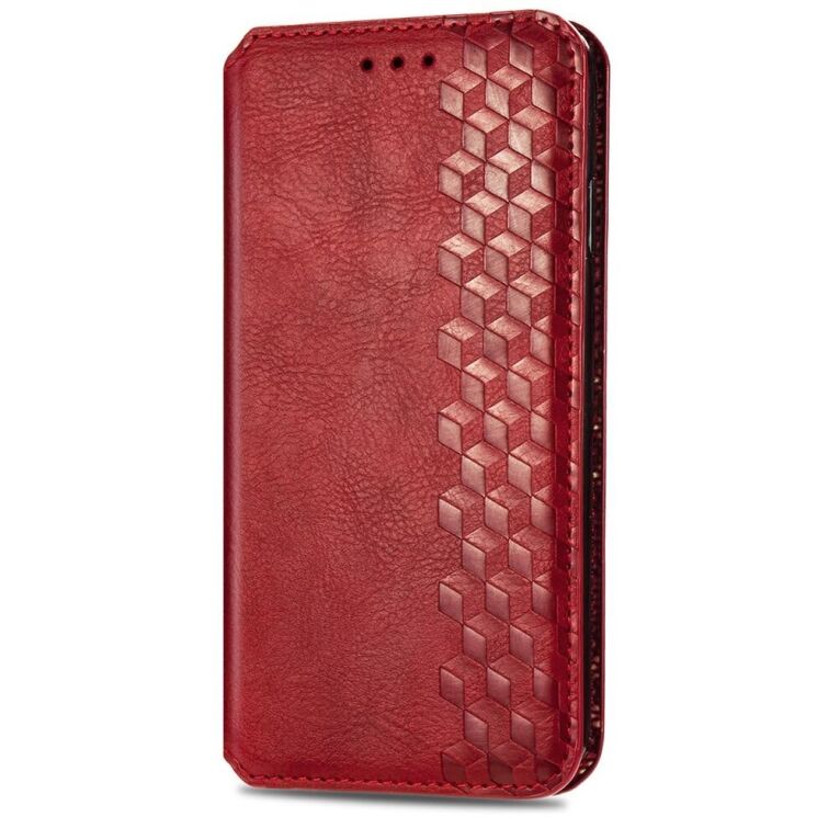 Чехол Deexe Rhombus Wallet для Xiaomi 14T - Red: фото 4 из 6