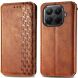 Чохол Deexe Rhombus Wallet для Xiaomi 15T Pro - Brown (389833Z). Фото 1 з 6