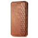Чехол Deexe Rhombus Wallet для Xiaomi Redmi A3 - Brown (349259Z). Фото 5 из 10