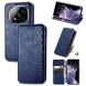Чехол Deexe Rhombus Wallet для Xiaomi Redmi Note 14 Pro - Blue (373533L). Фото 1 из 10