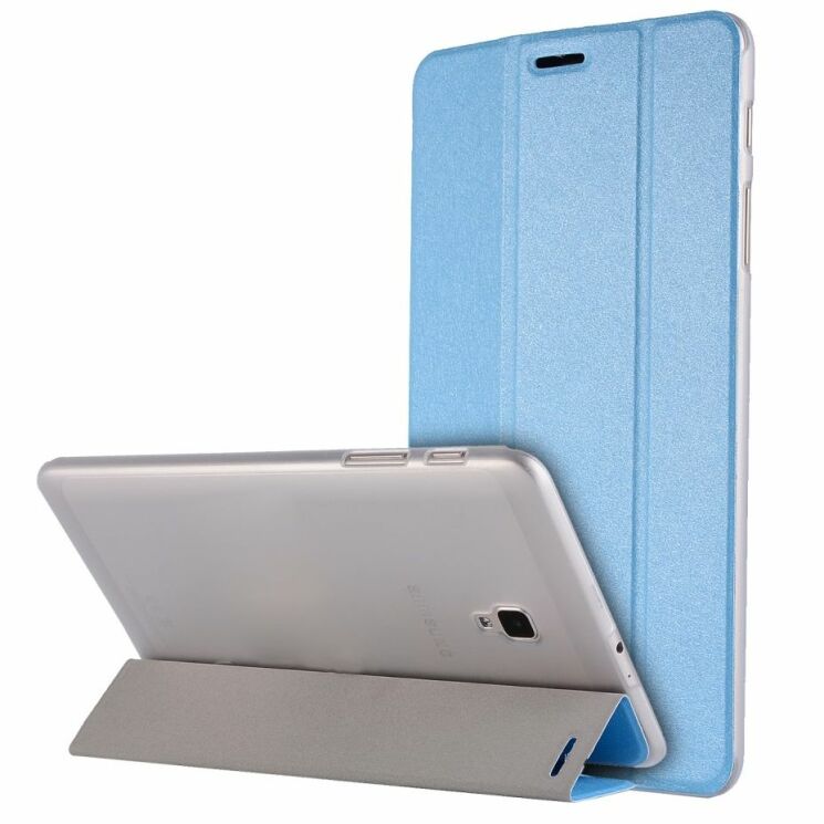 Чехол Deexe Silk Texture для Samsung Galaxy Tab A 8.0 2017 (T380/385) - Light Blue: фото 1 из 7