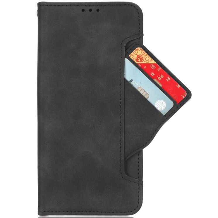 Чехол Deexe Wallet Stand для HMD Pulse / Pulse Pro / Pulse Plus - Black: фото 2 из 7