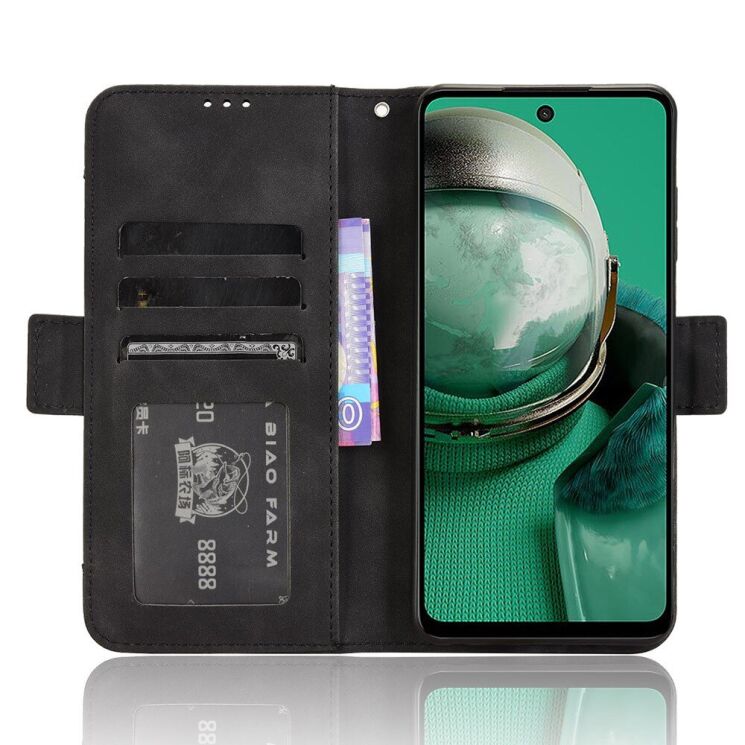 Чехол Deexe Wallet Stand для HMD Pulse / Pulse Pro / Pulse Plus - Black: фото 3 из 7