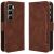 Чохол Deexe Wallet Stand для Infinix Hot 60 Pro - Brown: фото 1 з 15