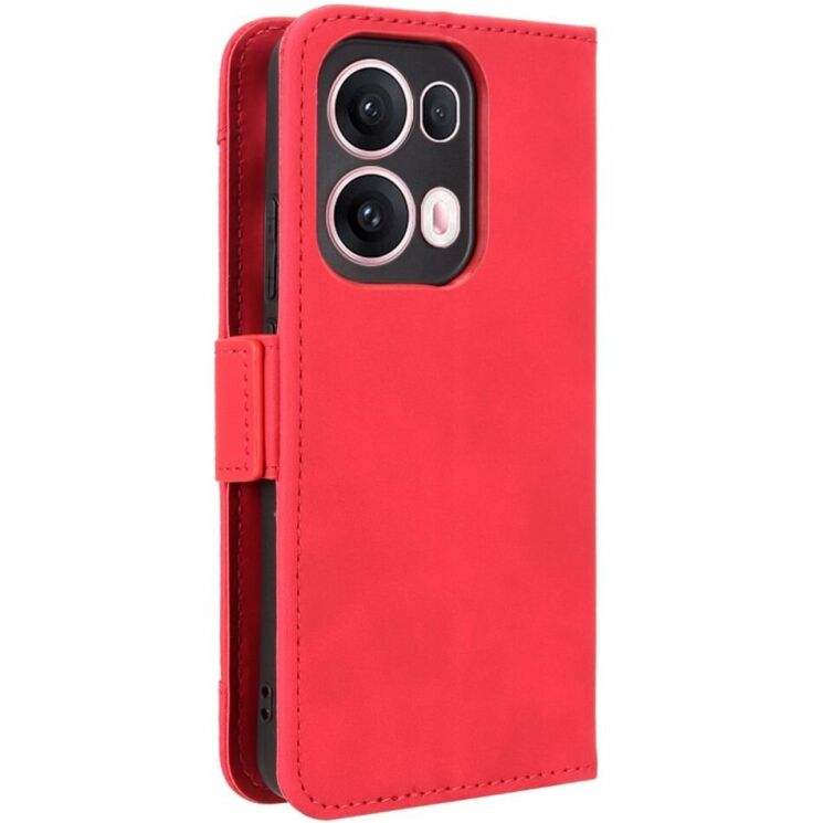 Чехол Deexe Wallet Stand для OPPO Reno 13 Pro 5G - Red: фото 7 из 7