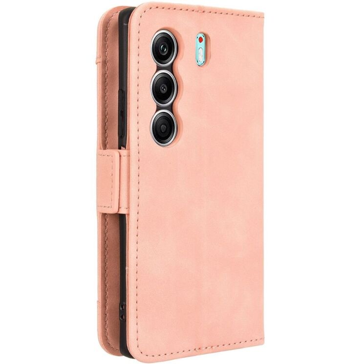 Чехол Deexe Wallet Stand для TECNO Camon 40 (CM5) - Pink: фото 6 из 7