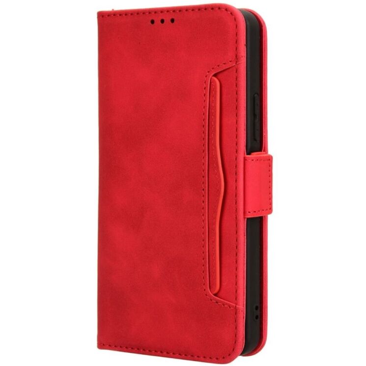 Чехол Deexe Wallet Stand для Xiaomi Redmi A3 - Red: фото 6 из 8