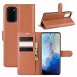 Чехол-книжка Deexe Book Type для Samsung Galaxy S20 (G980) - Brown (316004Z)