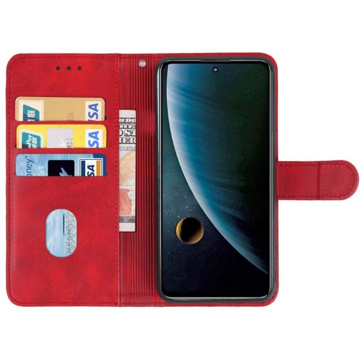 Чехол-книжка Deexe Classic Stand для ZTE Blade L220 - Red: фото 2 из 5