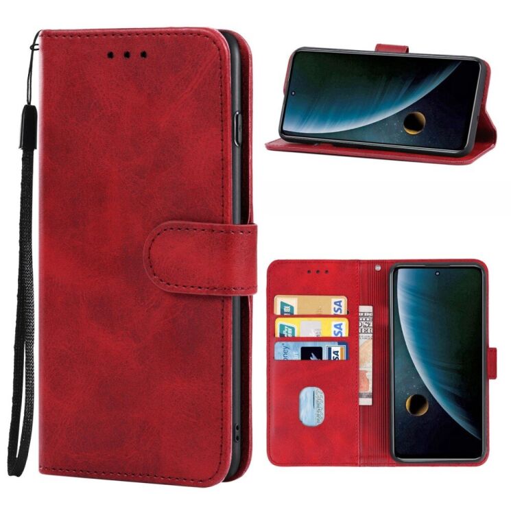 Чехол-книжка Deexe Classic Stand для ZTE Blade L220 - Red: фото 1 из 5