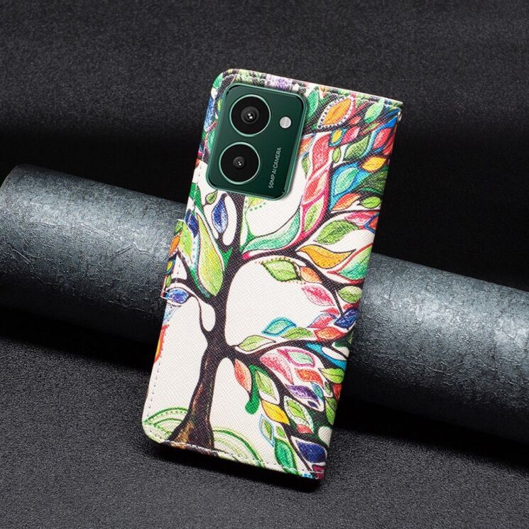 Чохол-книжка Deexe Color Wallet для HMD Pulse Pro - Life Tree: фото 6 з 8