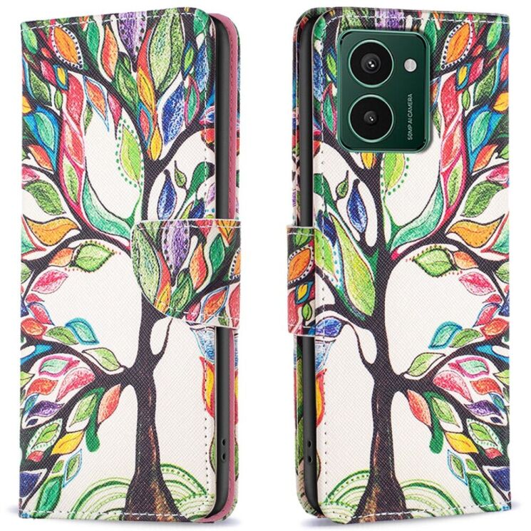 Чохол-книжка Deexe Color Wallet для HMD Pulse Pro - Life Tree: фото 1 з 8