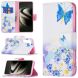 Чехол-книжка Deexe Color Wallet для Samsung Galaxy S22 (S901) - Butterfly and Flowers (296354D). Фото 6 из 8