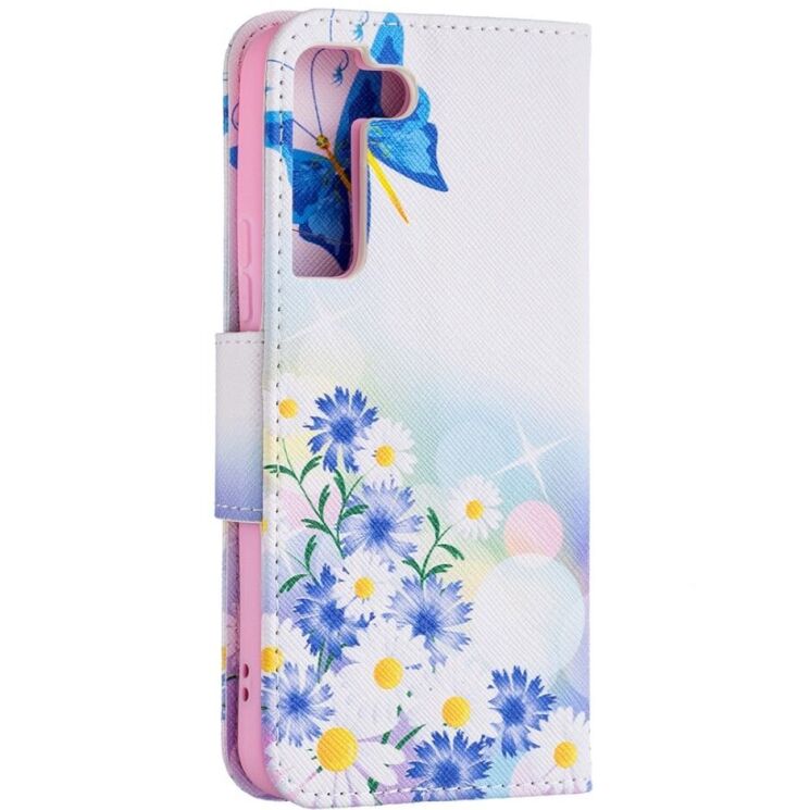 Чехол-книжка Deexe Color Wallet для Samsung Galaxy S22 (S901) - Butterfly and Flowers: фото 3 из 8