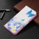 Чехол-книжка Deexe Color Wallet для Samsung Galaxy S22 (S901) - Butterfly and Flowers (296354D). Фото 4 из 8