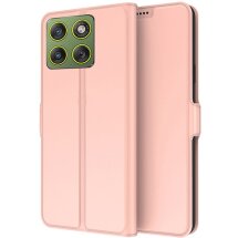 Чохол-книжка Deexe Faro Wallet для Motorola Moto G57 / G57 Power - Rose Gold: фото 1 з 7