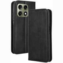 Чохол-книжка Deexe Retro Style для Motorola Edge 70 Pro - Black: фото 1 з 19