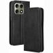 Чохол-книжка Deexe Retro Style для Motorola Edge 70 Pro - Black (412004B). Фото 1 з 19