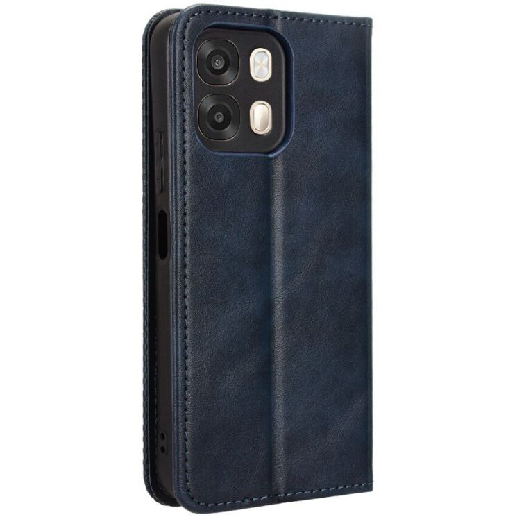 Чохол-книжка Deexe Retro Style для OPPO A6s / A6 - Blue: фото 8 з 19